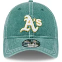 siltovka-zaoblena-zelena-nastavitelny-9twenty-washed-contrast-oakland-athletics-mlb-new-era