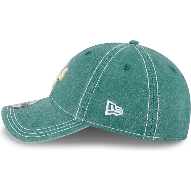 siltovka-zaoblena-zelena-nastavitelny-9twenty-washed-contrast-oakland-athletics-mlb-new-era