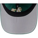 verstellbare-grune-curved-cap-9twenty-washed-contrast-der-oakland-athletics-mlb-von-new-era