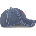 blaue-gebogene-verstellbare-kappe-9twenty-washed-contrast-der-boston-red-sox-mlb-von-new-era