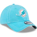 verstellbare-blaue-9twenty-washed-contrast-kappe-von-miami-dolphins-nfl-von-new-era