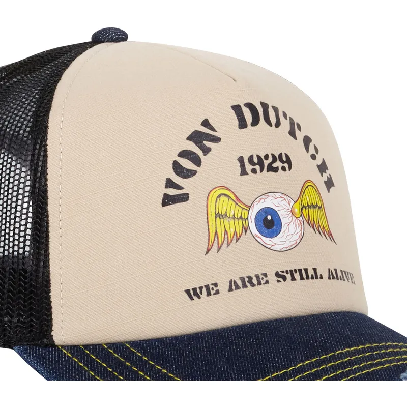 trucker-cap-beige-schwarz-und-blau-crew20-von-von-dutch