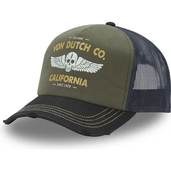 Von Dutch CREW24 Green, Blue and Black Trucker Hat