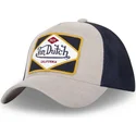 von-dutch-gry-graue-und-marineblaue-trucker-kappe