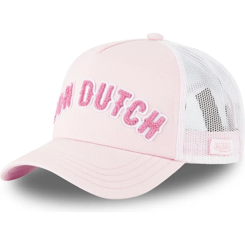 von-dutch-kidbuckl-lp-rosa-weisse-trucker-kappe-fur-jungen