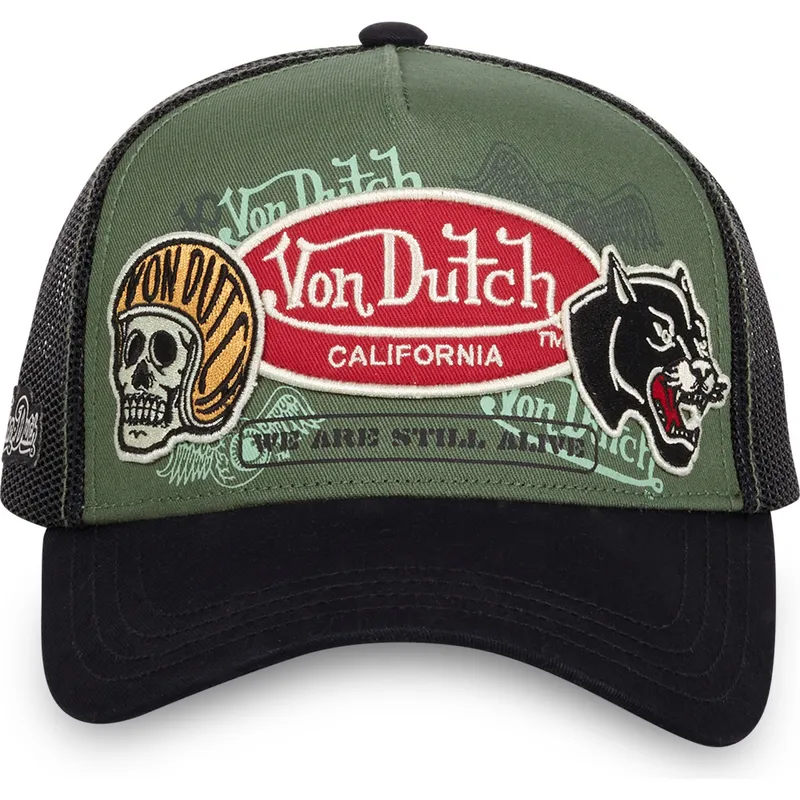 siltovka-zaoblena-zelena-snapback-patches05-von-dutch