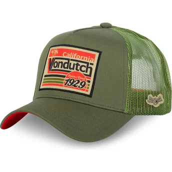 Šiltovka zaoblená zelená snapback SURF07 Von Dutch