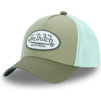 Von Dutch grüne und blaue Trucker-Kappe TERRY03