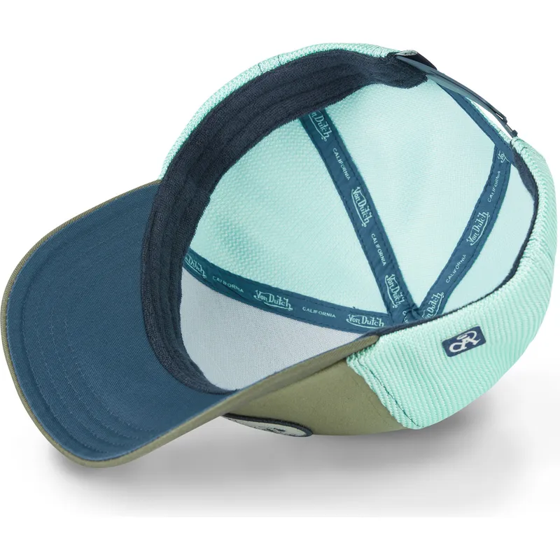 siltovka-zaoblena-zelena-snapback-terry03-von-dutch