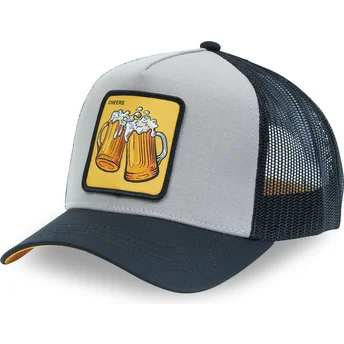 Šiltovka zaoblená sivá snapback Cheers CHE Cerveza Koktaily Capslab