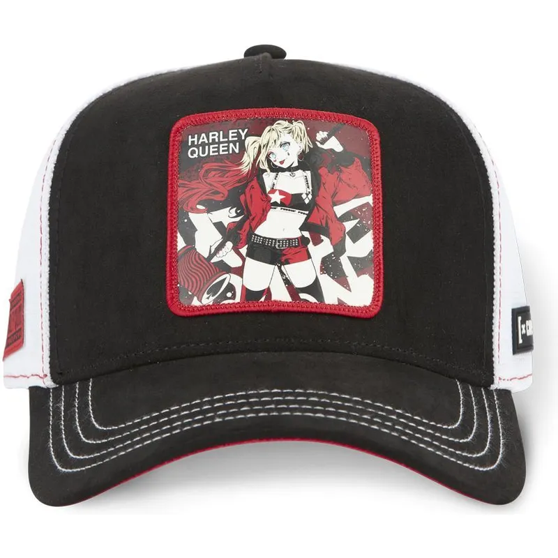 siltovka-zaoblena-cierna-snapback-dc8-que-harley-quinn-dc-comics-capslab
