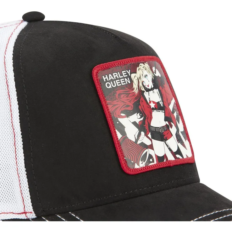 siltovka-zaoblena-cierna-snapback-dc8-que-harley-quinn-dc-comics-capslab