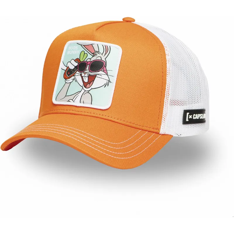 siltovka-zaoblena-oranzova-snapback-loo11-bug2-bugs-bunny-looney-tunes-capslab