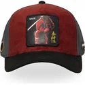 rote-graue-und-schwarze-trucker-kappe-fujibayashi-naoe-nao-assassins-creed-von-capslab