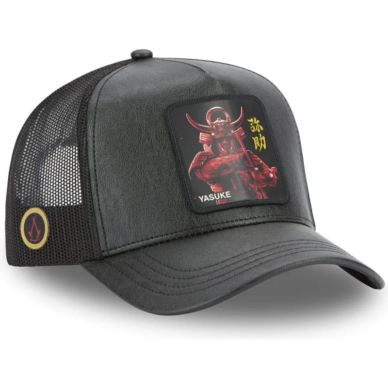 siltovka-zaoblena-cierna-snapback-yas-yasuke-assassin-s-creed-capslab