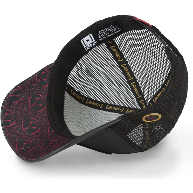 siltovka-zaoblena-cierna-snapback-yas-yasuke-assassin-s-creed-capslab