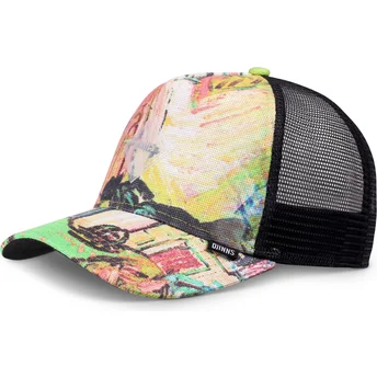 Šiltovka zaoblená viacfarebná snapback HFT Painting Djinns