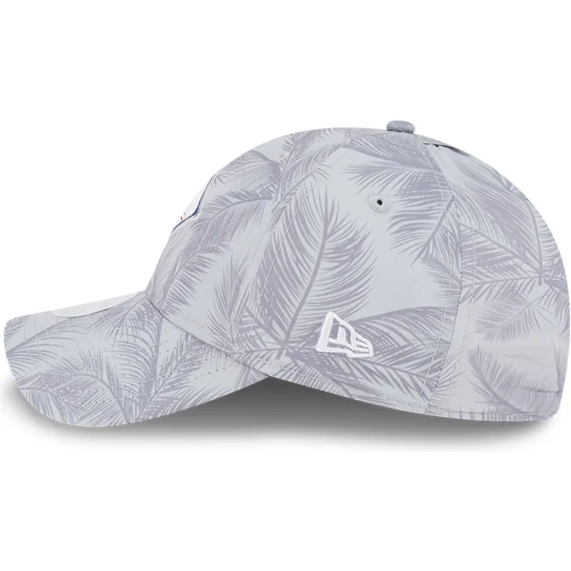 cap-zaoblena-gray-adjustable-strap-9twenty-leaf-open-back-spring-training-fan-pack-2025-new-york-yankees-mlb-new-era