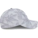 cap-zaoblena-gray-adjustable-strap-9twenty-leaf-open-back-spring-training-fan-pack-2025-new-york-yankees-mlb-new-era