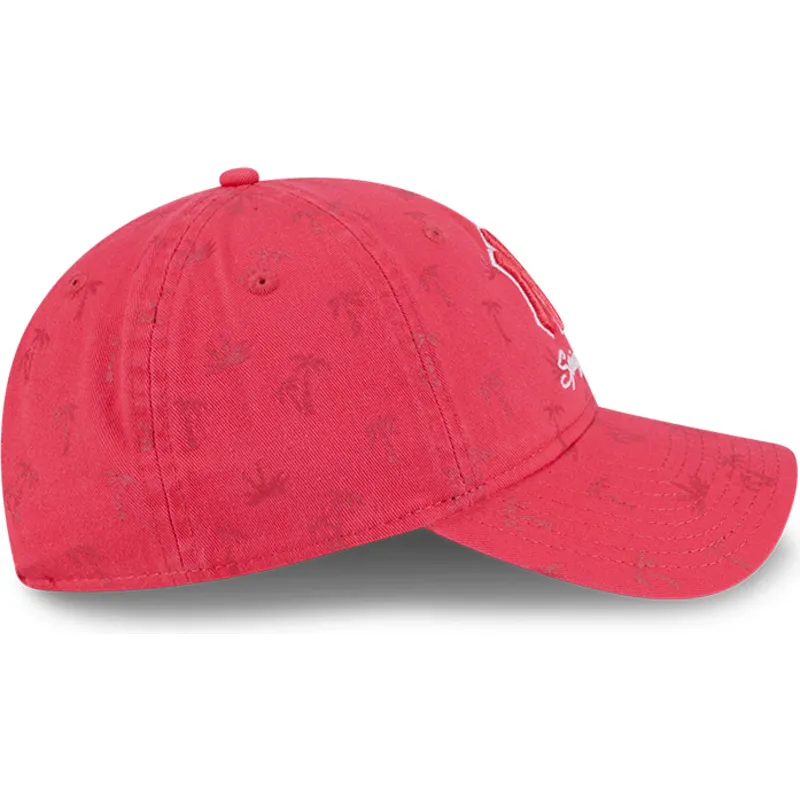cap-zaoblena-pink-adjustable-strap-9twenty-pattern-spring-training-fan-pack-2025-new-york-yankees-mlb-new-era