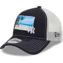 siltovka-zaoblena-tmavomodra-snapback-9forty-a-frame-patch-spring-training-fan-pack-2025-new-york-yankees-mlb-new-era