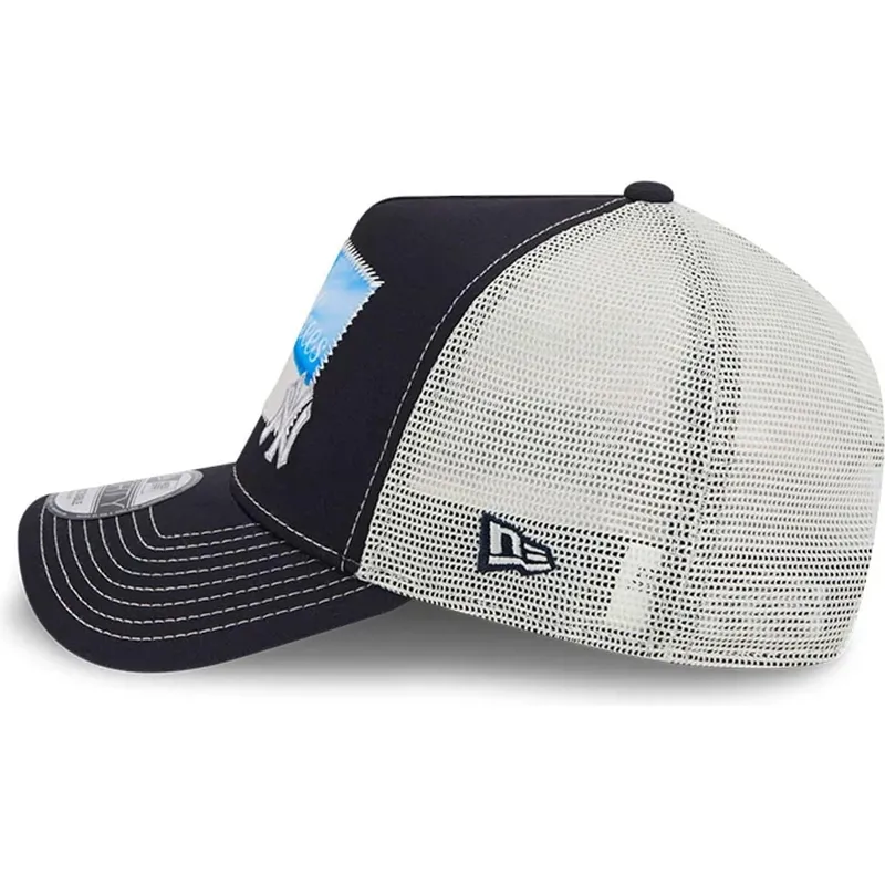 siltovka-zaoblena-tmavomodra-snapback-9forty-a-frame-patch-spring-training-fan-pack-2025-new-york-yankees-mlb-new-era