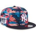 new-era-flat-brim-9fifty-printed-spring-training-fan-pack-2025-new-york-yankees-mlb-multicolor-snapback-cap