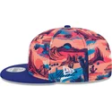 multicolor-flat-brim-snapback-9fifty-printed-spring-training-fan-pack-2025-der-los-angeles-dodgers-mlb-von-new-era