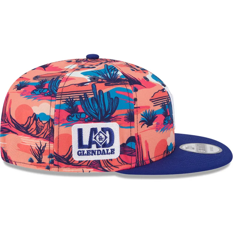 siltovka-rovna-viacfarebna-snapback-9fifty-printed-spring-training-fan-pack-2025-los-angeles-dodgers-mlb-new-era