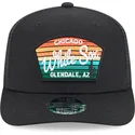 siltovka-zaoblena-cierna-snapback-9seventy-stretch-snap-mesh-spring-training-fan-pack-2025-chicago-white-sox-mlb-new-era