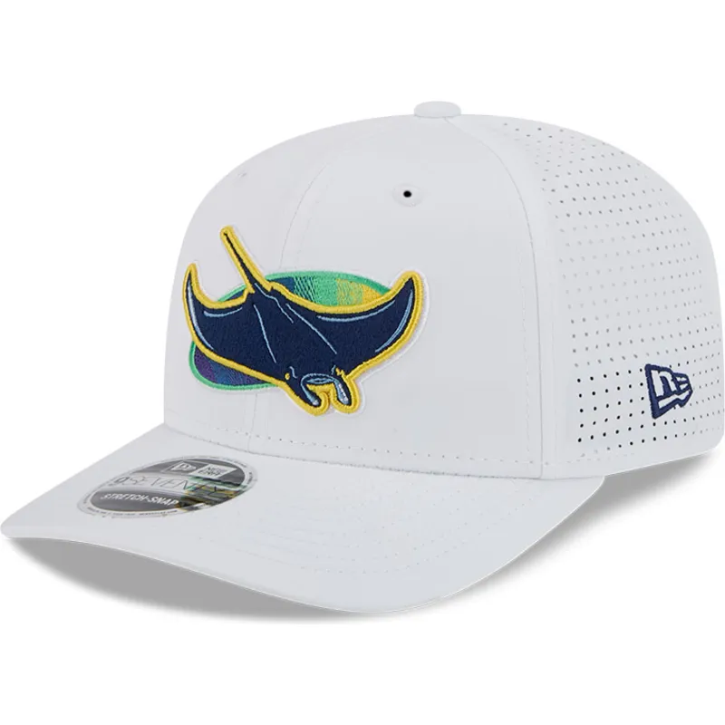 siltovka-zaoblena-biely-snapback-9seventy-perf-spring-training-fan-pack-2025-tampa-bay-rays-mlb-new-era