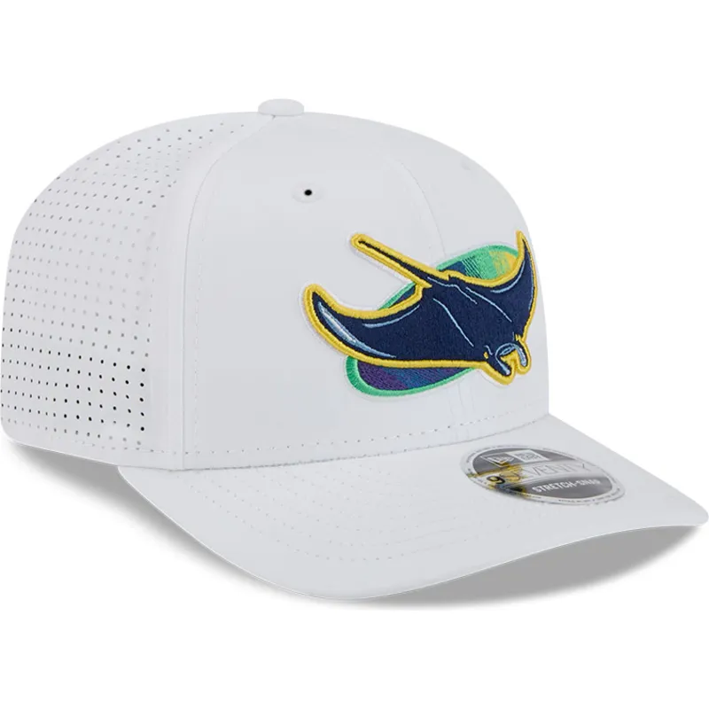 siltovka-zaoblena-biely-snapback-9seventy-perf-spring-training-fan-pack-2025-tampa-bay-rays-mlb-new-era