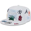 siltovka-rovna-biely-snapback-9fifty-scatter-spring-training-fan-pack-2025-mlb-new-era