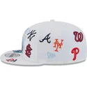 siltovka-rovna-biely-snapback-9fifty-scatter-spring-training-fan-pack-2025-mlb-new-era