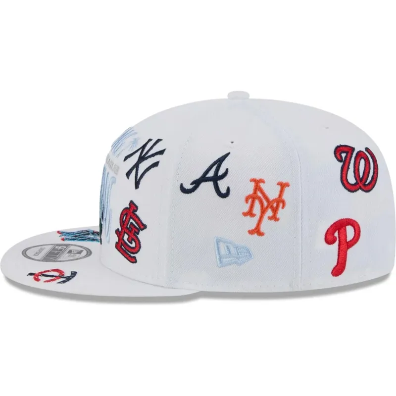 siltovka-rovna-biely-snapback-9fifty-scatter-spring-training-fan-pack-2025-mlb-new-era