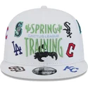 siltovka-rovna-biely-snapback-9fifty-scatter-spring-training-fan-pack-2025-mlb-new-era