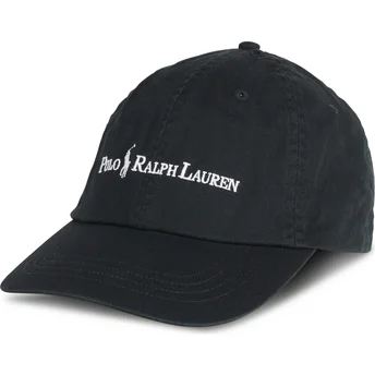Šiltovka zaoblená čierna nastaviteľný Classic Sport Polo Ralph Lauren