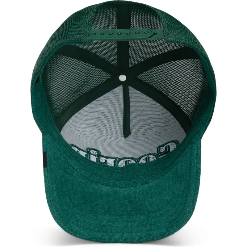siltovky-zaoblena-kamionista-zelena-snapback-full-flavor-wordmark-french-terry-the-farm-de-goorin-bros