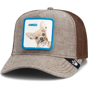 Cap zaoblená brown snapback The Farm de Goorin Bros.
