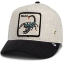 siltovka-zaoblena-bezova-snapback-deadly-lethal-linen-rugged-comfort-the-farm-goorin-bros