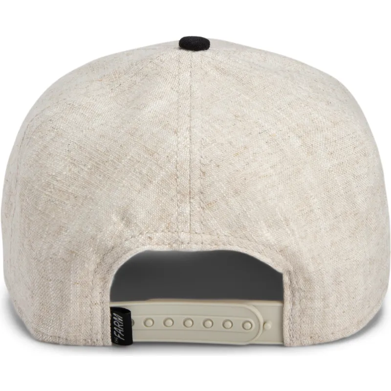 cap-zaoblena-beige-snapback-the-farm-de-goorin-bros