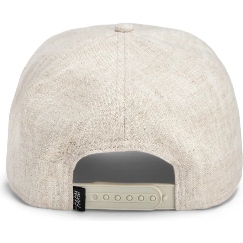 siltovky-zaoblena-bezova-snapback-bandit-coyote-cloth-rugged-comfort-the-farm-the-farm-de-goorin-bros