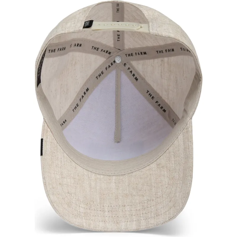 cap-zaoblena-beige-snapback-the-farm-de-goorin-bros