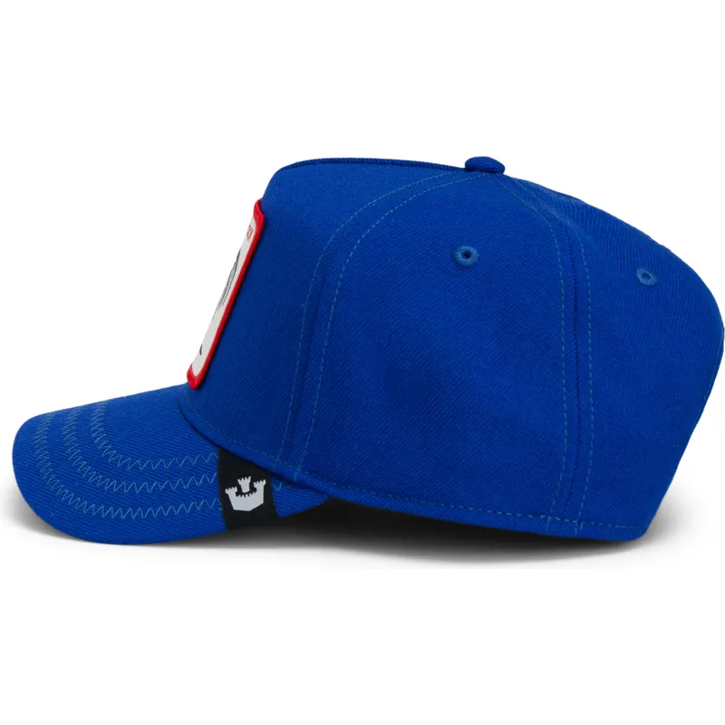 siltovka-zaoblena-modra-snapback-cock-rooster-field-100-the-farm-goorin-bros siltovka-zaoblena-modra-snapback-cock-rooster-field-100-the-farm-goorin-bros
