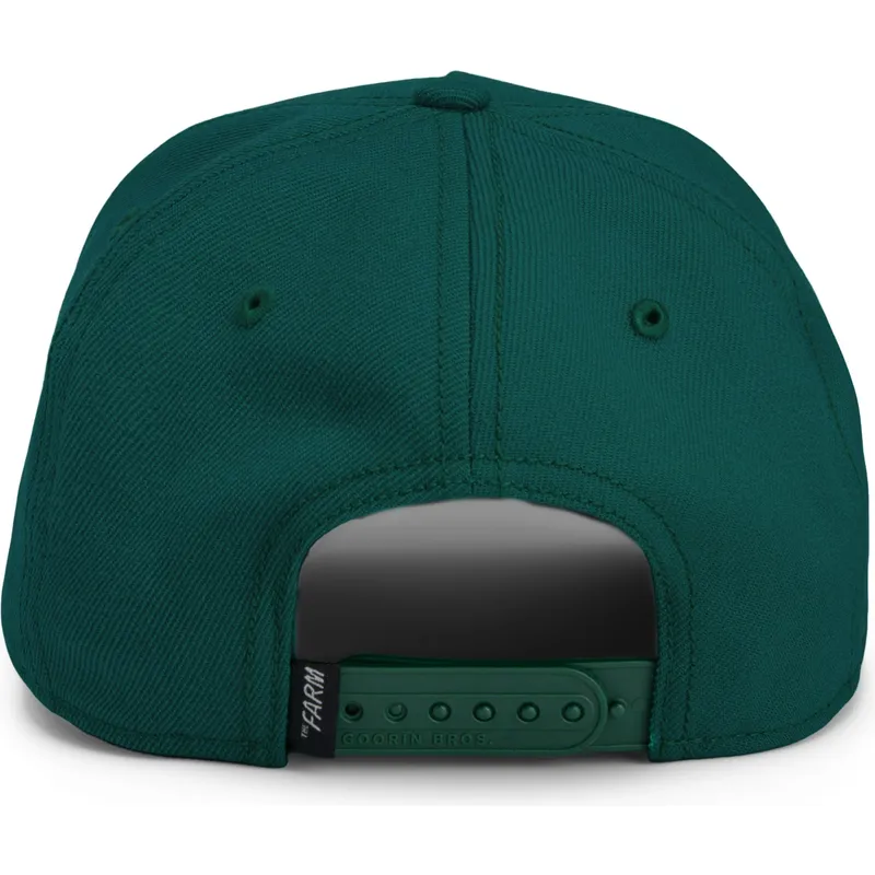 siltovka-zaoblena-zelena-snapback-goat-greatest-field-100-the-farm-goorin-bros