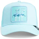 trucker-cap-blau-flamingo-mirage-squad-chroma-wave-the-farm-von-goorin-bros
