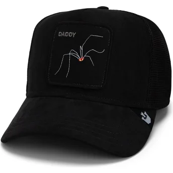 siltovka-zaoblena-cierna-snapback-daddy-the-suede-spider-global-core-micro-suede-the-farm-goorin-bros