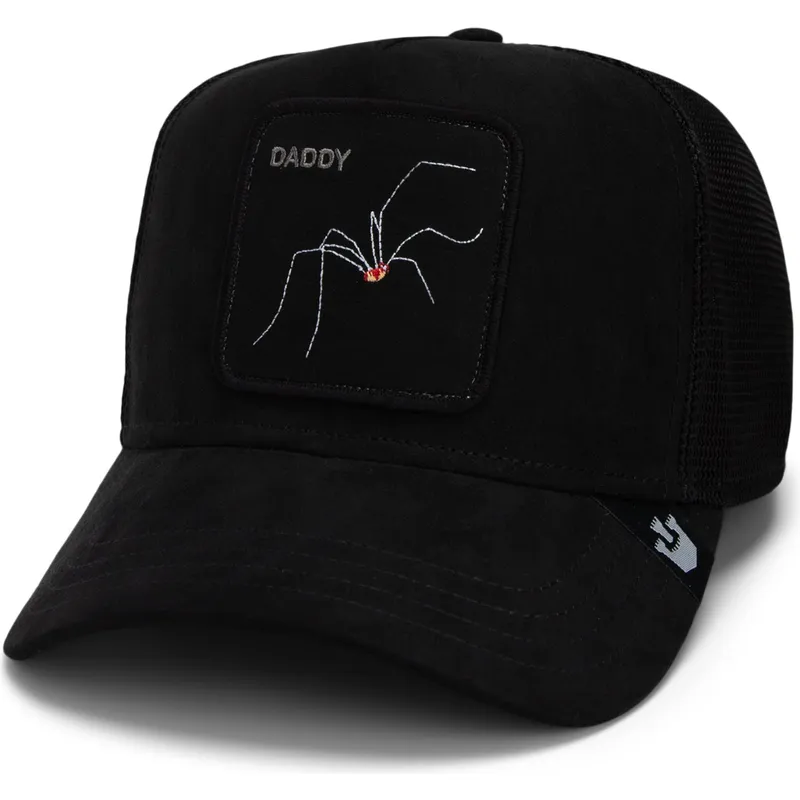 siltovka-zaoblena-cierna-snapback-daddy-the-suede-spider-global-core-micro-suede-the-farm-goorin-bros
