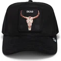 siltovka-zaoblena-cierna-snapback-dead-the-suede-skull-global-core-micro-suede-the-farm-goorin-bros
