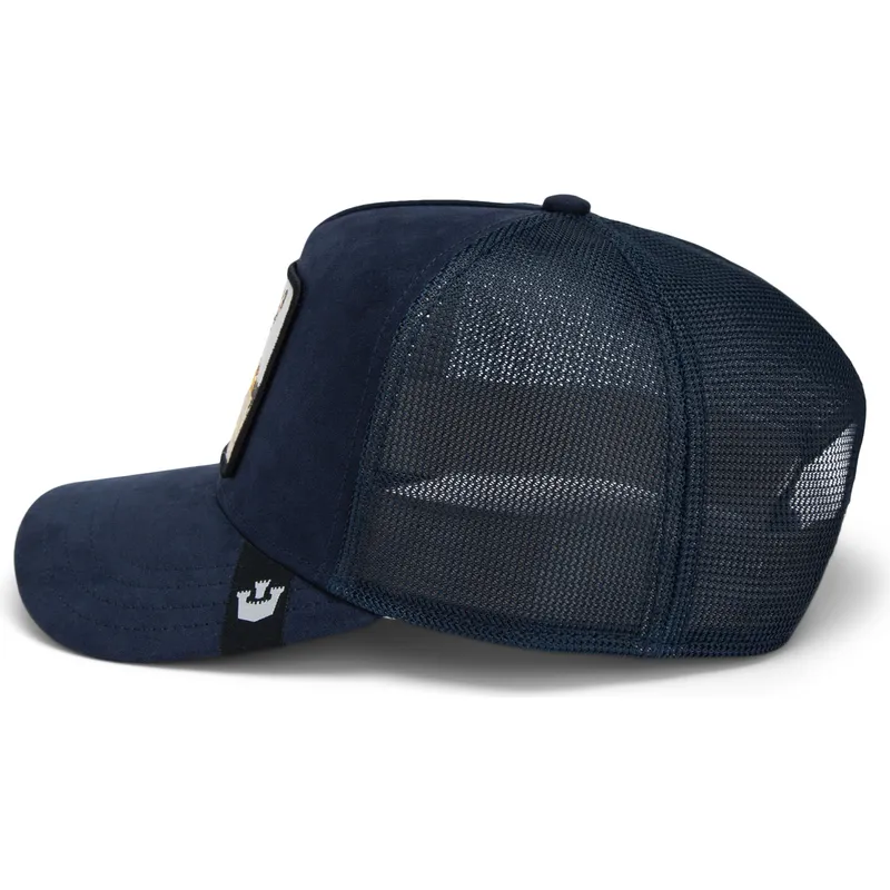 trucker-cap-marineblau-ziege-the-suede-goat-global-core-micro-suede-the-farm-von-goorin-bros